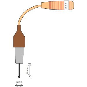 Reference electrode NP-ER-Ag/AgCl – wire. </br>For NP type vessels